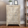 Indian Vintage Hand Carved Solid Wood Cabinet D124