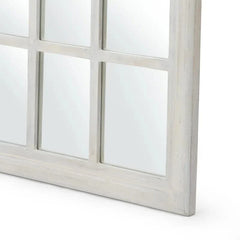 Hand Carved Solid Wooden Arch Mirror Frame 42