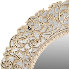 Antique Hand Carved Solid Wood Mirror Frame 100