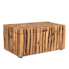 Indian Hand Carved Solid Wood Storage Blanket Box C41