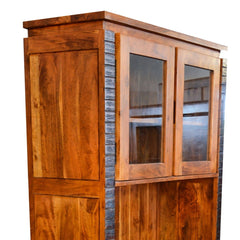 MADE TO ORDER Indian Lyon Wooden Large Cabinet 100x55x200 cm