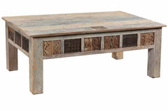 Rainbow Reclaimed Antique Vintage Coffee Table 120X70X45 CM