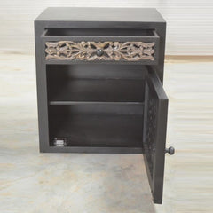 Dynasty Carved Jali Panel Side Table B