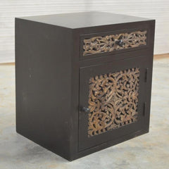 Dynasty Carved Jali Panel Side Table B