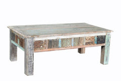 Rainbow Reclaimed Antique Vintage Coffee Table 120X70X45 CM