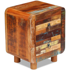 Nirvana  Reclaimed  Solid Wood Bedside Table    27