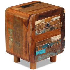 Nirvana  Reclaimed  Solid Wood Bedside Table    27