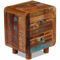 Nirvana  Reclaimed  Solid Wood Bedside Table    27