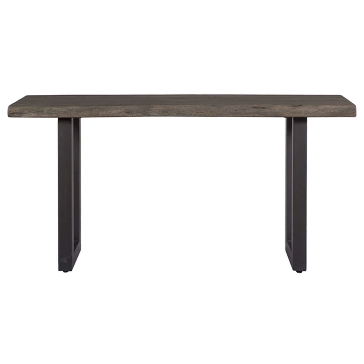 Industrial Metal Solid wood Hall Side Table Grey 1.5