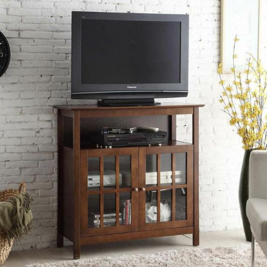 The Attic Tali Solid Wood TV Cabinet Honey