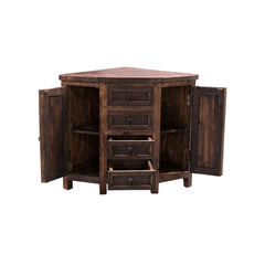 Indian Hand Carved Solid Wood Bathroom Vanity V20