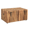 Indian Hand Carved Solid Wood Storage Blanket Box C41