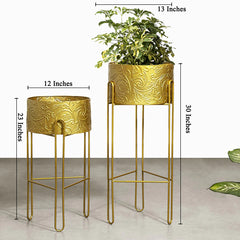 Opulent Majesty Planters - Set of 2