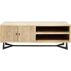 Lava Exotic Mango Wood Industrial Entertainment unit TV Stand