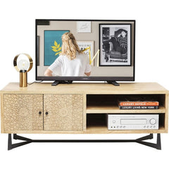 Lava Exotic Mango Wood Industrial Entertainment unit TV Stand