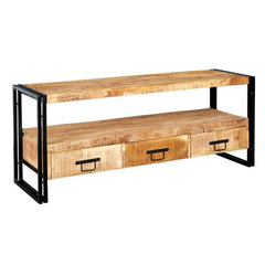 Barn Industrial Mango Entertainment TV Unit Media Console 150x45x60cm