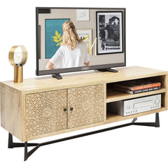 Lava Exotic Mango Wood Industrial Entertainment unit TV Stand