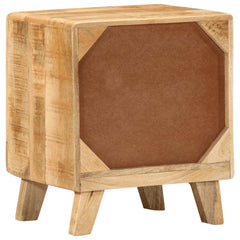 Mango Classic Handmade Solid Mango Wood Bedside Table 28