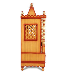 Sheesham Wood Handmade Mandir Home Temple In Brown