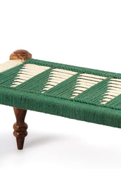 Indian Solid Wood Handmade Rajasthani Charpai Bench Khat Manjhi Woven Charpai Daybed