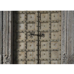Indian Vintage Antique Hand Carved Solid Wooden Door 25