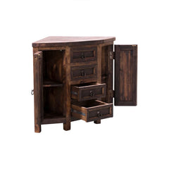 Indian Hand Carved Solid Wood Bathroom Vanity V20
