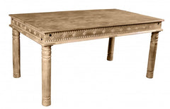 Hand Carved Mango Wood Dining Table 28