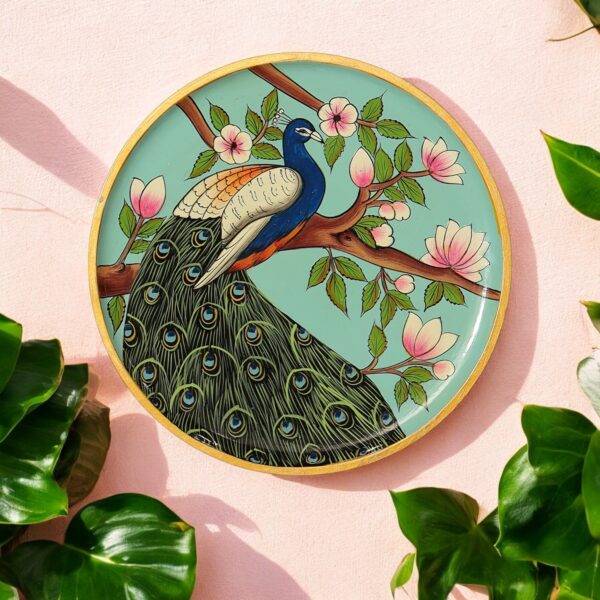 Traditional Rajasthani Hand Painted Wall Decor Plates 28