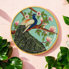 Traditional Rajasthani Hand Painted Wall Decor Plates 28