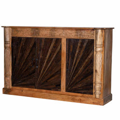 Indian Hand Carved Solid Hard Wood 3 Door Sideboard C16