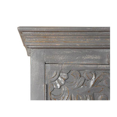 Indian Hand Carved Solid Wooden Cupboard Wardrobe D52