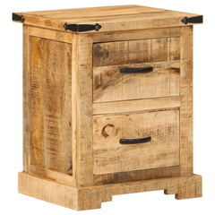Mango Classic Handmade Solid Mango Wood Bedside Table 29