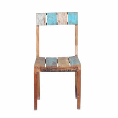 Liberty Finished Reclaimed Wood Dining Chair Multi Colors