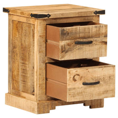 Mango Classic Handmade Solid Mango Wood Bedside Table 29