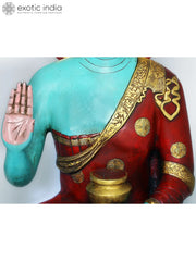 Indian Gautam Buddha Tibetan Buddhist Buddha In Brass Statue