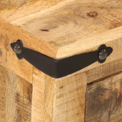Mango Classic Handmade Solid Mango Wood Bedside Table 29