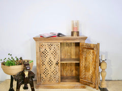 Kalah Hand Carved Solid Wooden Vanity Small Cabinet 90x90x40 KLA0110