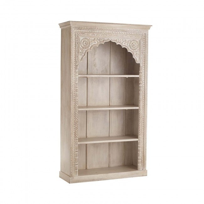 Mughal Hand Carved Wooden Bookcase