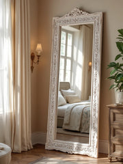 Hand Carved Solid Wooden Full Length Mirror Frame 43