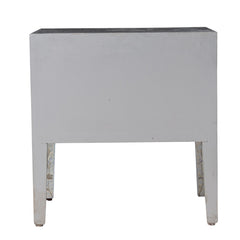 Bone Inlay Star Geometrical pattern Bedside Table 71