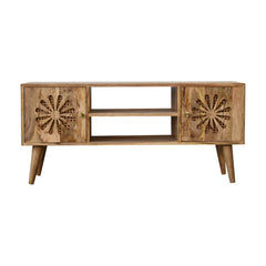 The Gileteen Handmade Solid Mango Wood Media TV Units B20