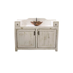 Indian Hand Carved Solid Wood Bathroom Vanity V21