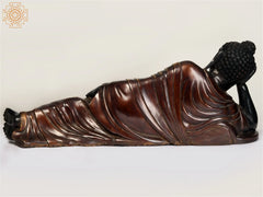 Indian Brass Tibetan Buddhist Buddha In Brass Statue