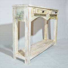 RUSTICA Reclaimed Timber 2 Drawers Console Table