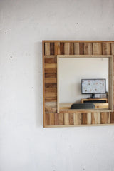 Hand Carved Solid Wooden Mirror Frame 70