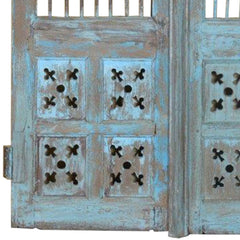 Indian Vintage Antique Handcrafted Solid Wood Door 58