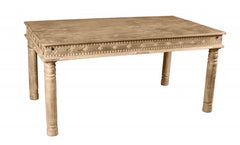 Hand Carved Mango Wood Dining Table 28