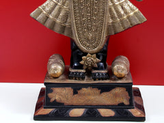 Indian Lord Shri Krishna as Shrinath Ji Brass Statue
