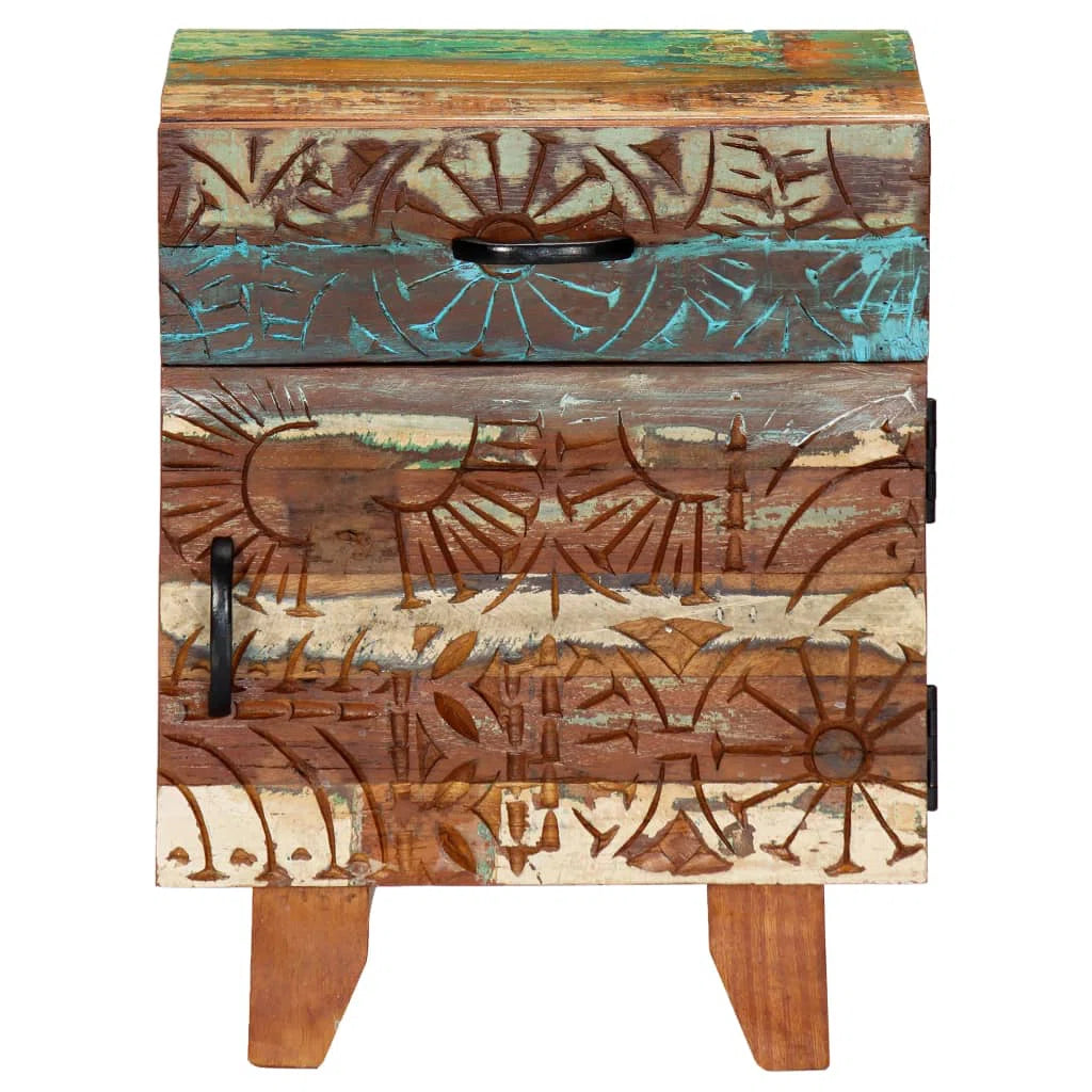 Nirvana  Reclaimed  Solid Wood Bedside Table    30