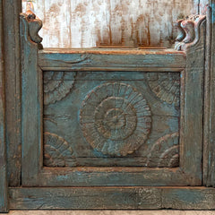 Vintage Hand Carved Solid Wood Mirror Frame 94